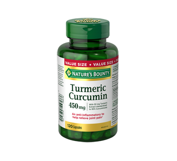 Image of product Nature's Bounty - Turmeric Curcumin 450 mg, 120 units