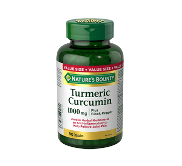 Image of product Nature's Bounty - Turmeric Curcumin 1000 mg Plus Black Pepper, 90 units