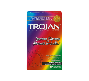 Image 3 of product Trojan - Lucious Flavours Lubricated Condoms, 12 units