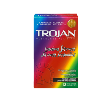 Image 3 of product Trojan - Lucious Flavours Lubricated Condoms, 12 units