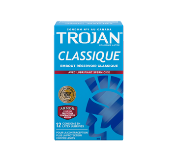 Lubricated Condom with Spermicide, 12 units – Trojan Lubricated Condom with Spermicide, 12 units – Trojan