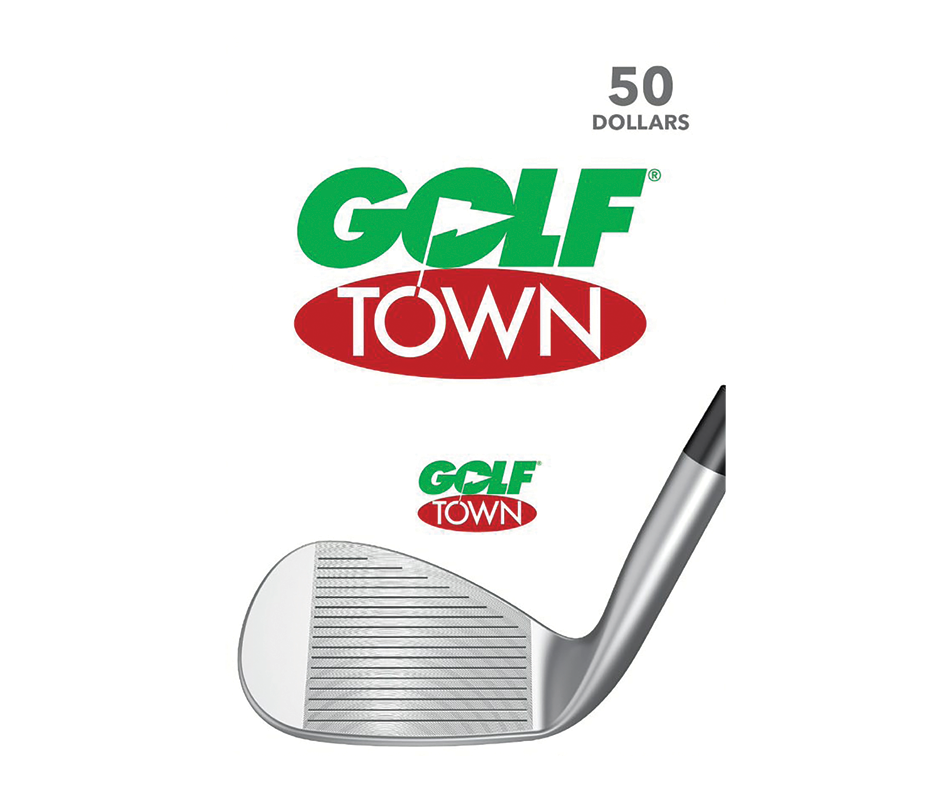 50 Golf Town Gift Card, 1 unit Other gift cards Jean Coutu