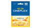 Thumbnail of product Incomm - $50 Cineplex Gift Card, 1 unit