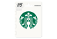 Thumbnail of product Incomm - $15 Starbucks Gift Card, 1 unit