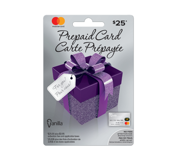 $25 Vanilla Happy Birthday Prepaid Mastercard, 1 unit