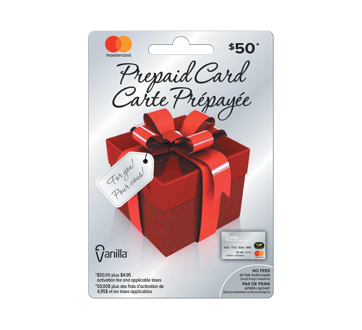 Image of product Incomm - $50 Vanilla Prepaid Mastercard, 1 unit