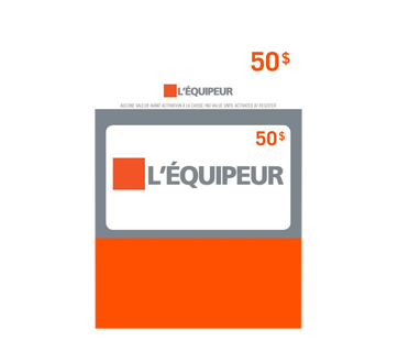 50 L Équipeur Gift Card 1 Unit