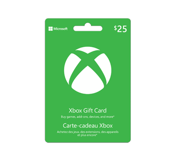 Image of product Incomm - $25 Microsoft Xbox Gift Card, 1 unit