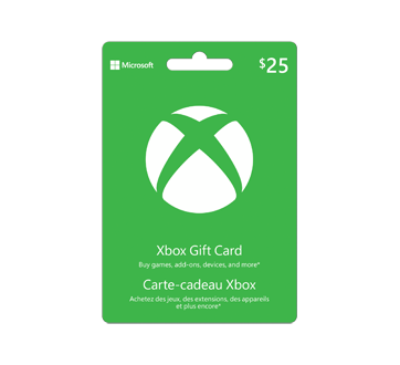 $25 xbox gift card