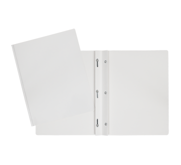 Image of product Geo - Laminated Carton Portfolio, 1 unit, White