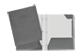Thumbnail of product Geo - Laminated Carton Portfolio, 1 unit, Grey