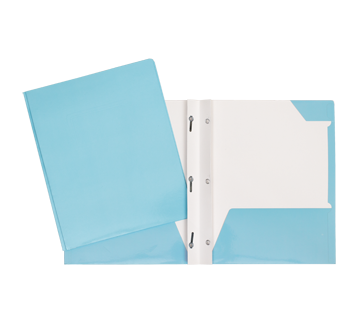 Image of product Geo - Laminated Carton Portfolio, 1 unit, Blue