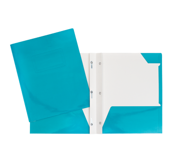 Laminated Carton Portfolio, 1 unit, Turquoise