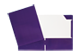 Thumbnail of product Geo - Laminated Carton Portfolio, 1 unit, Purple
