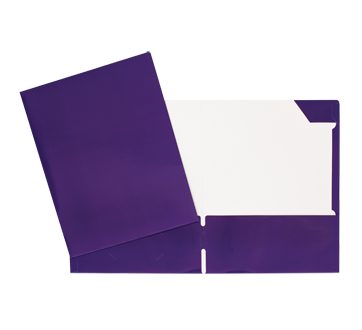 Laminated Carton Portfolio, 1 unit, Purple