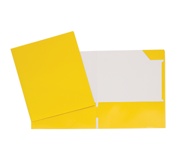 Laminated Carton Portfolio, 1 unit, Yellow