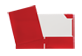 Thumbnail of product Geo - Laminated Carton Portfolio, 1 unit, Red