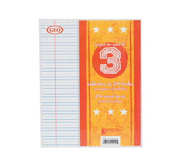 Image of product Geo - Writing Notepad Dotted Interlined, 24 units