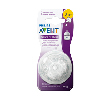 Image of product Avent - Natural Nipple for New Born, 2 units