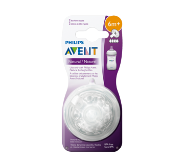 Image of product Avent - Natural Fast Flow Nipple, 2 units