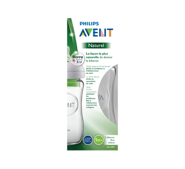 avent natural glass feeding bottle