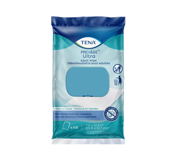 Proskin Ultra Adult Wipe, 48 units