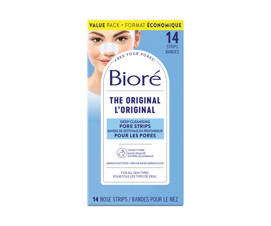Deep Cleansing Pore Strips, 14 units Bioré Cleanser Jean Coutu