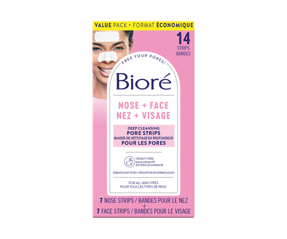 Deep Cleansing Pore Strips, Combo Emballage, 14 units Bioré
