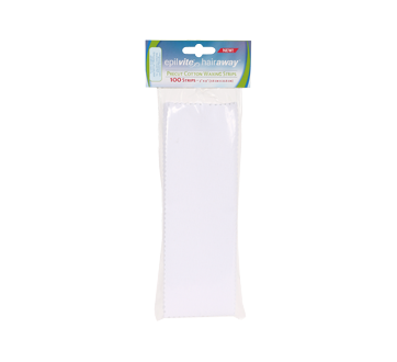 Precut cotton waxing strips, 100 units