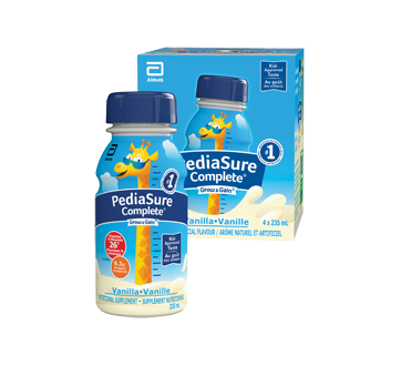 Image 1 of product PediaSure - Complete  Kids Nutritional Shake, 4 x 235 ml, Vanilla