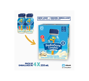Image 2 of product PediaSure - Complete  Kids Nutritional Shake, 4 x 235 ml, Vanilla
