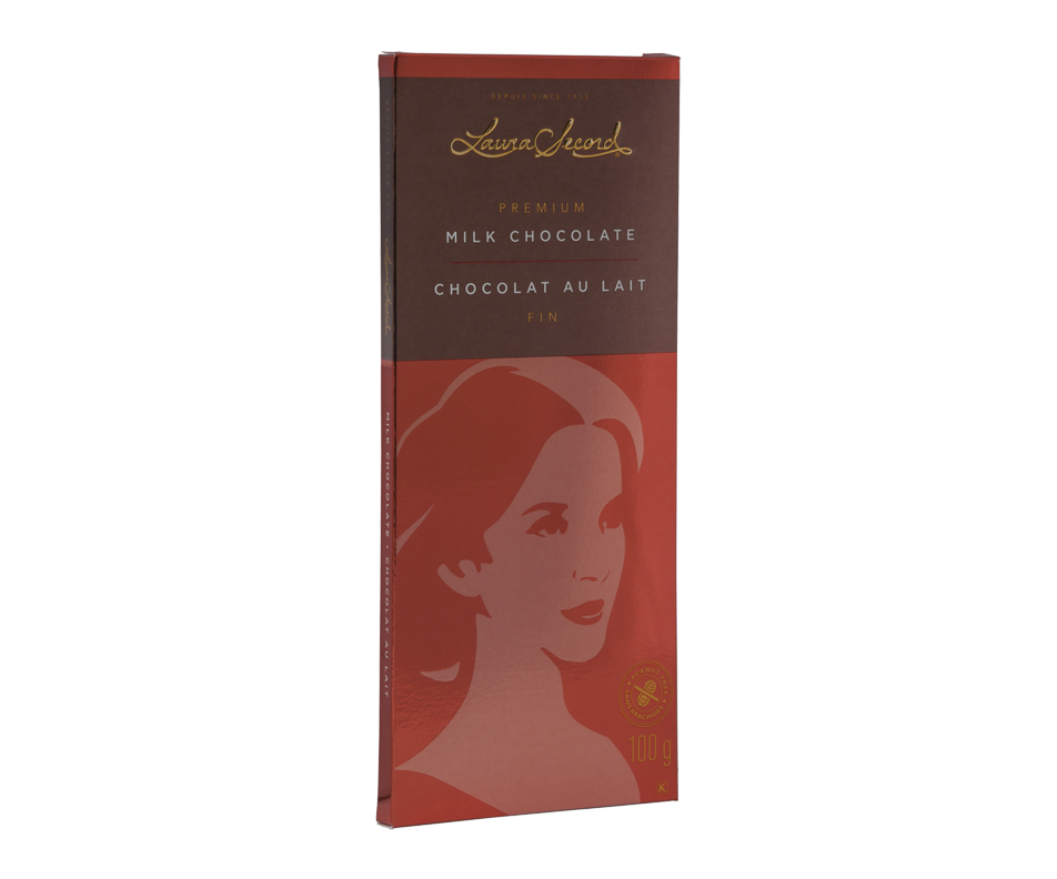 Milk Chocolate Bar, 100 g Laura Secord Family size Jean Coutu