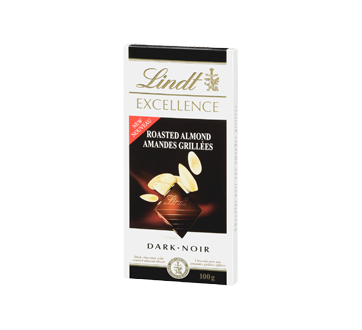 Lindt Excellence Chocolate, 100 g, Roasted Almond