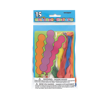 Squiggly Balloon, 15 units