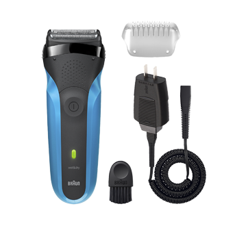 Image 2 of product Braun - Series 3 Wet & Dry Shaver, 1 unit, Blue