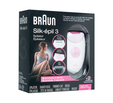 Image 1 of product Braun - Silk-épil 3 Epilator and Shaver, 1 unit