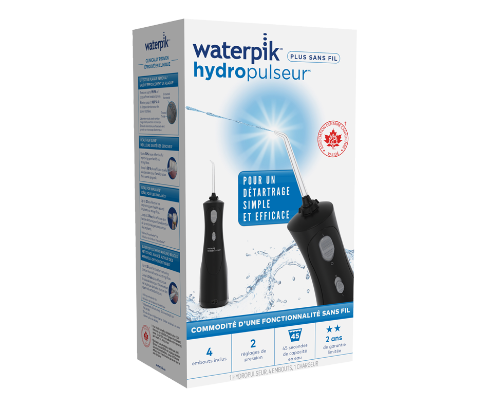 Black Cordless Plus Water Flosser, Black, 1 unit Waterpik Dental