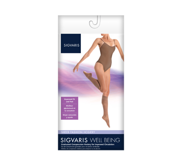 Sheer Fashion for Women 120, Calf, size B, Taupe