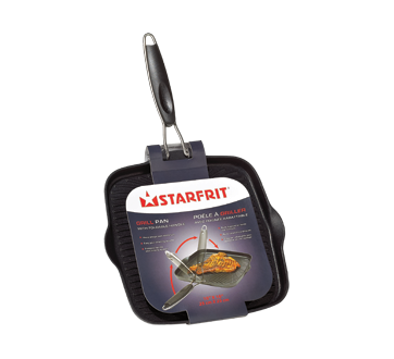 Image 2 of product Starfrit - Grill Pan 25cm X 25cm Foldable Handle, 1 unit