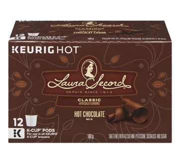 Image of product Laura Secord - K-Cup Hot Chocolate Mix Classic, 12 units