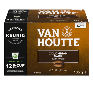 Image of product Van Houtte - K-Cup Colombian Coffee Pods, 12 units, Dark
