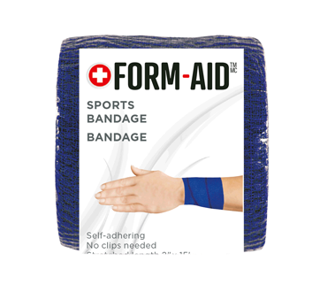 Self-Adherent Elastic Bandage, 1 unit, Stretched length: 5 cm x 4.6 m, Blue