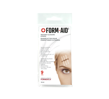 Image of product Formedica - Wound Closure Strips, 9 units, 6.4 mm x 76 mm