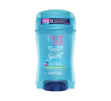 Image of product Secret - Outlast Anti-Perspirant & Deodorant Clear Gel, 45 g, Clear Gel, Unscented