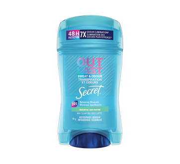 Outlast Anti-Perspirant & Deodorant Clear Gel, 45 g, Clear Gel, Unscented