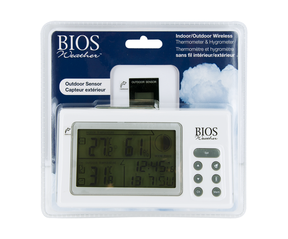Thermometer/Hygrometer, 1 unit Bios Weather Thermometer and hygrometer Jean Coutu