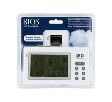 Bios Weather 312bc Wireless Indoor/outdoor Thermometer And Indoor Hygrometer