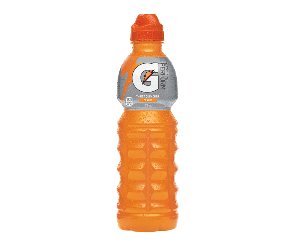 Electrolyte Beverage, 710 ml, Orange Gatorade Fruit juice Jean Coutu