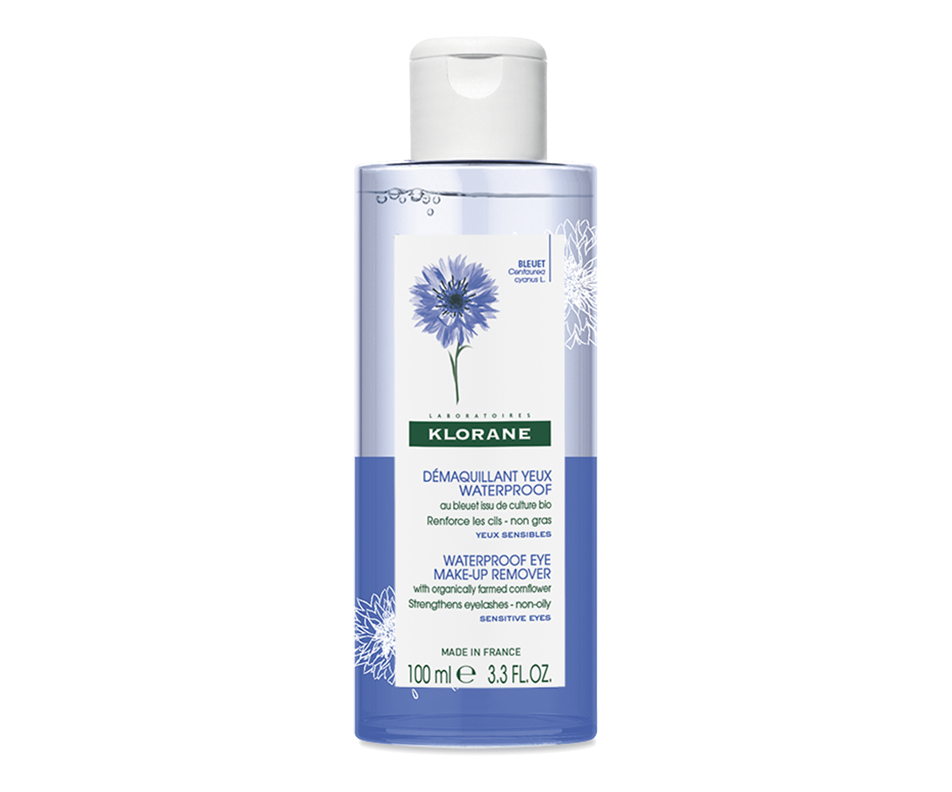 Waterproof Sensible Eye Makeup Remover, 100 ml Klorane Makeup remover Jean Coutu