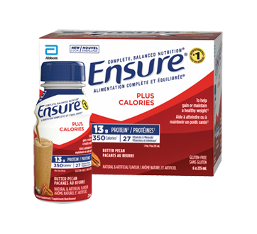 Ensure Plus Calories Butter Pecan 6 X 235 Ml Ensure Liquid Dietary Supplement Jean Coutu